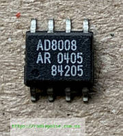 Микросхема AD8008 ( AD8008AR , CSC8008 , SC8008 , MD8008 ) , so-8