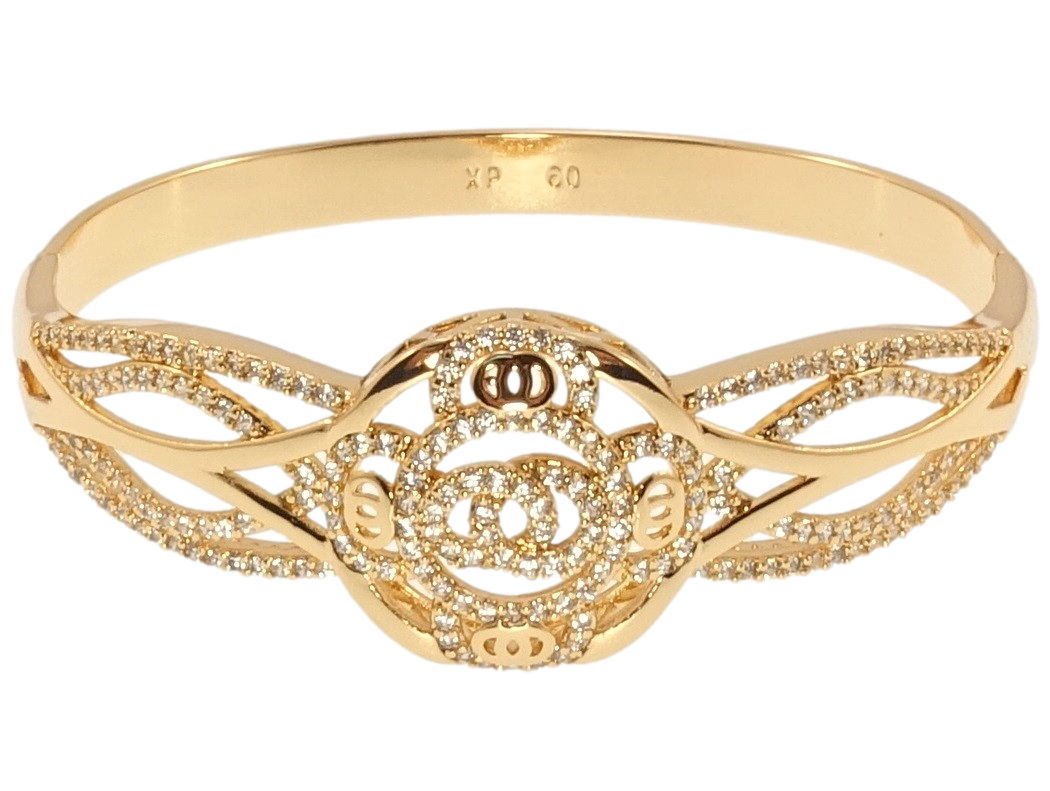 Браслет Xuping Позолота 18K "Союз" ø 6см