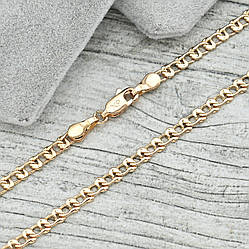 Ланцюжок Love плоский 50515 ширина 4 мм позолота 18К довжина 50