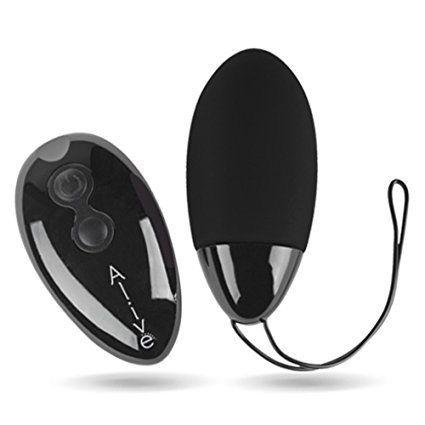 Мощное виброяйцо Alive Magic Egg MAX Black с пультом ДУ, мощное | ProMax