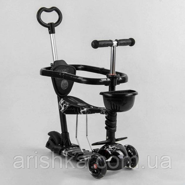 Дитячий самокат-трансформер 5в1 з Best Scooter з кошиком