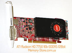 Відеокарта ATI Radeon HD7750 1GB GDDR5 128bit (DVI / HDMI), фото 2