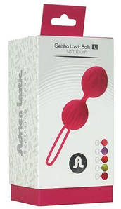 Вагінальні кульки Adrien Lastic Geisha Lastic Balls Mini Pink (S), діаметр 3,4 см, вага 85гр   | Promax