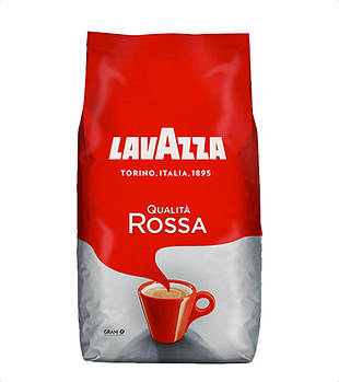 Кава в зернах Qualita Rossa Lavazza 1 кг