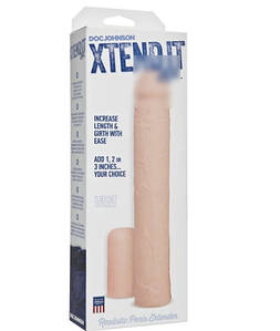 Насадка на член Doc Johnson Xtend It Kit White   | Promax
