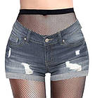 Колготи середня сітка, чорні, фото 2