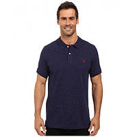 РАСПРОДАЖА! Поло U.S. POLO ASSN. Short Sleeve Fleck Pique Polo Shirt | Promax