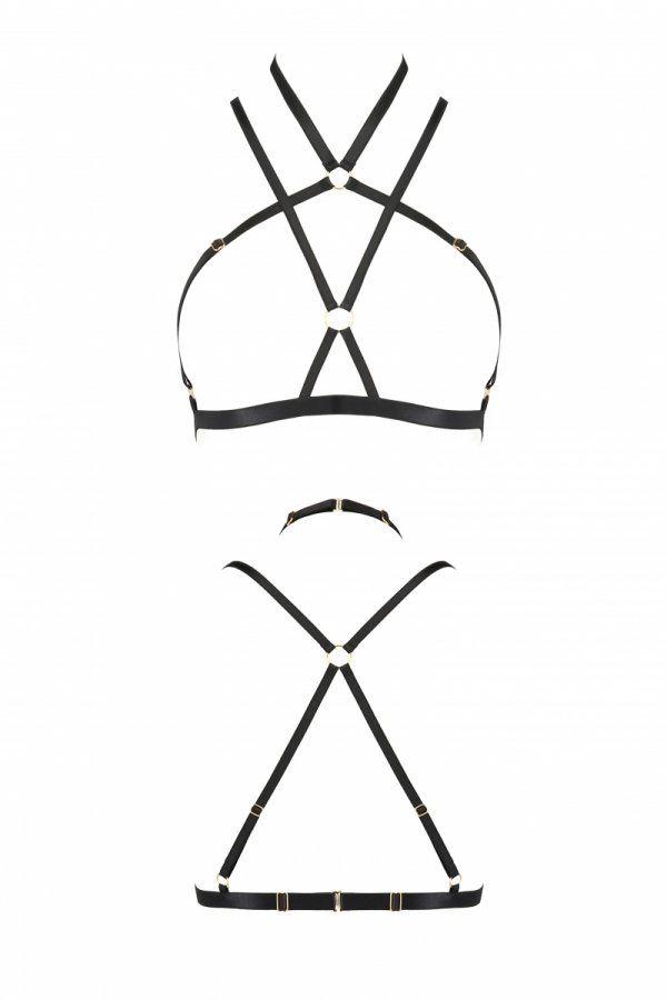 Портупея-стрепи KELIS BRA black L/XL - Passion Exclusive | Promax