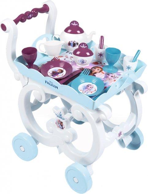 Игровой набор Smoby Тележка Frozen 2 с подносом, сервизом и аксессуарами - фото 1 - id-p588920112