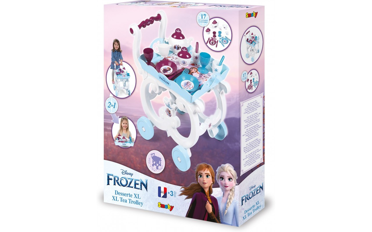 Игровой набор Smoby Тележка Frozen 2 с подносом, сервизом и аксессуарами - фото 2 - id-p588920112