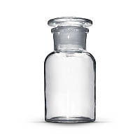 Бутыль для реактивов, 5000 мл, со шлифованной пробкой, узкое горло, светлое стекло