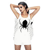 White jersey dress spiderweb cosplay costume | Promax