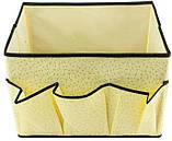 Коробка-органайзер із тканини для косметики, біжутерії, фото 5