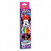 Олівці кольорові YES 6 кольорів Minnie Mouse