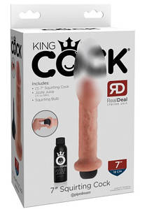 Фалоімітатор з ефектом эякулиции King Cock   | Promax