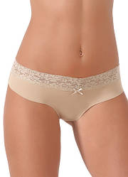Труси жіночі Jadea сліп Італія безшовні бавовна М бежевий (8007)