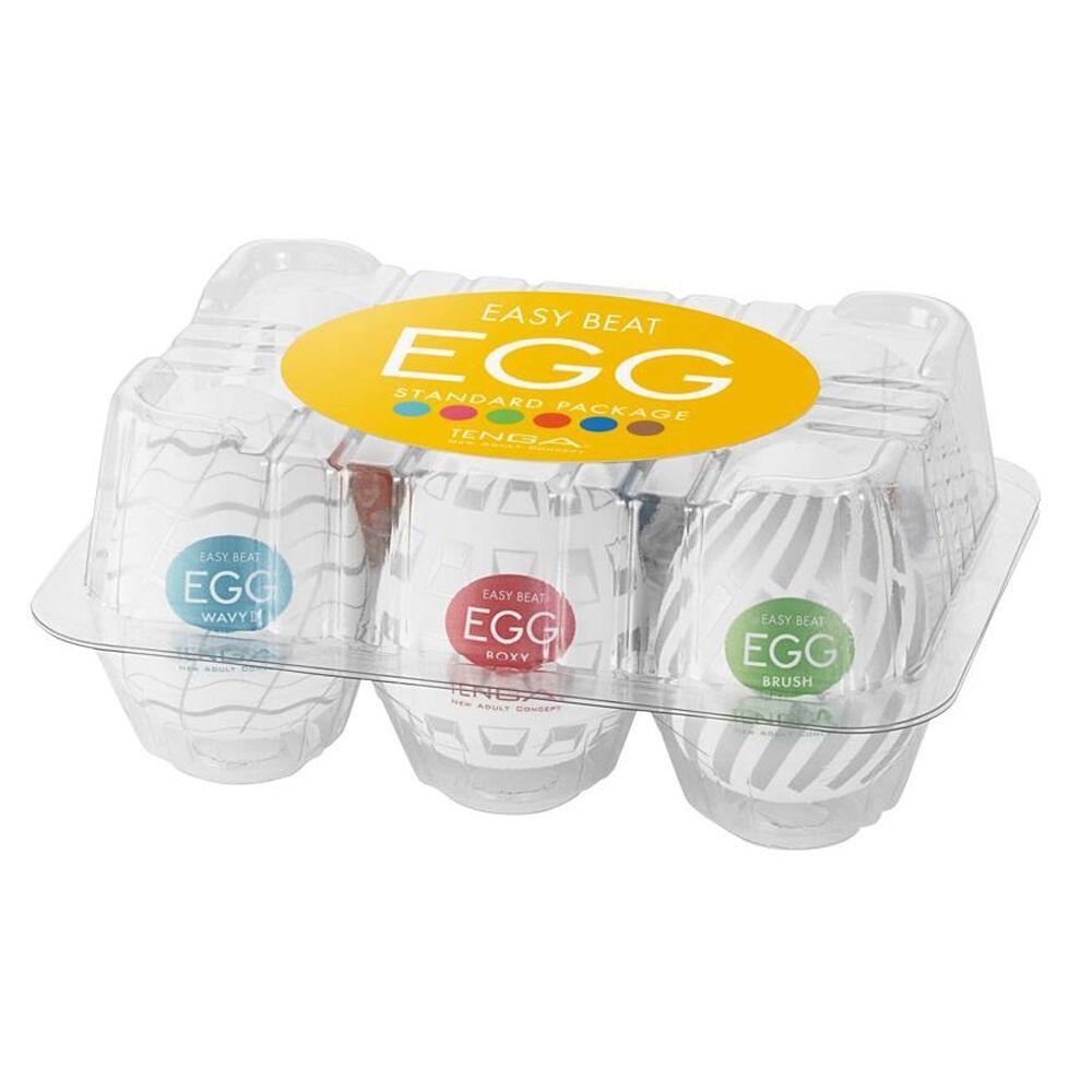 Набір яєць-мастурбаторов Tenga Egg New Standard Pack (6 яєць)   | Promax, фото 1