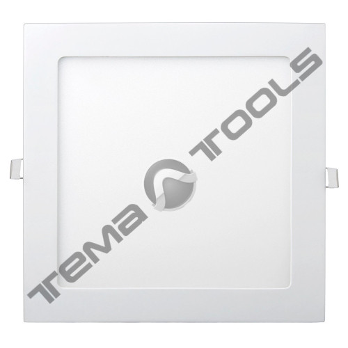 Світлодіодний світильник врізний LED Square Downlight 24W-220V-1700L-4000K Alum