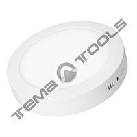 Світлодіодний світильник накладний LED Round Downlight 12W-220V-850L-4000K Alum