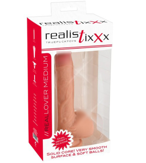 Фалоімітатор з мошонкою, на присоску REAL LOVER   | Promax, фото 1