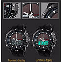 Годинники чоловічі спортивні Skmei 1064 Solar на сонячній батареї (Чорні), фото 9