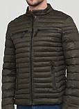 Стьобана куртка Оливкова демісезонна куртка Zen-Zen розмір XL, фото 3