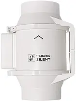 Канальний вентилятор Soler & Palau TD-160/100 N Silent, 100 мм, малошумний, фото 4