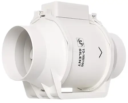 Канальний вентилятор Soler & Palau TD-160/100 N Silent, 100 мм, малошумний, фото 1