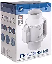 Канальний вентилятор Soler & Palau TD-160/100 N Silent, 100 мм, малошумний, фото 3