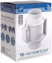 Канальний вентилятор Soler & Palau TD-160/100 N Silent, 100 мм, малошумний, фото 6