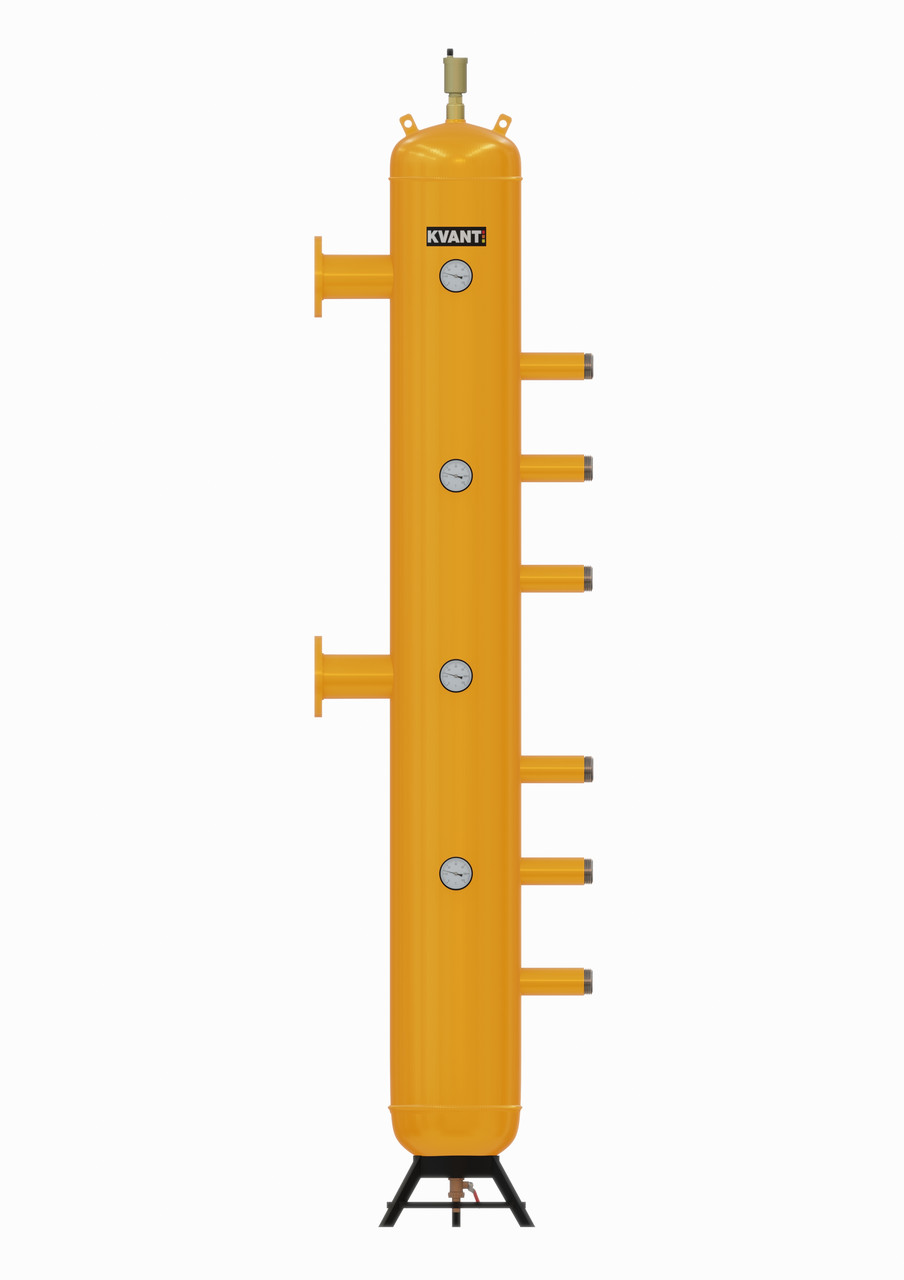 HYB-100F/3 Колектор/гідрострілка Ду100 10бар /3 конт.11/4" різбл.KVANT HYBRID
