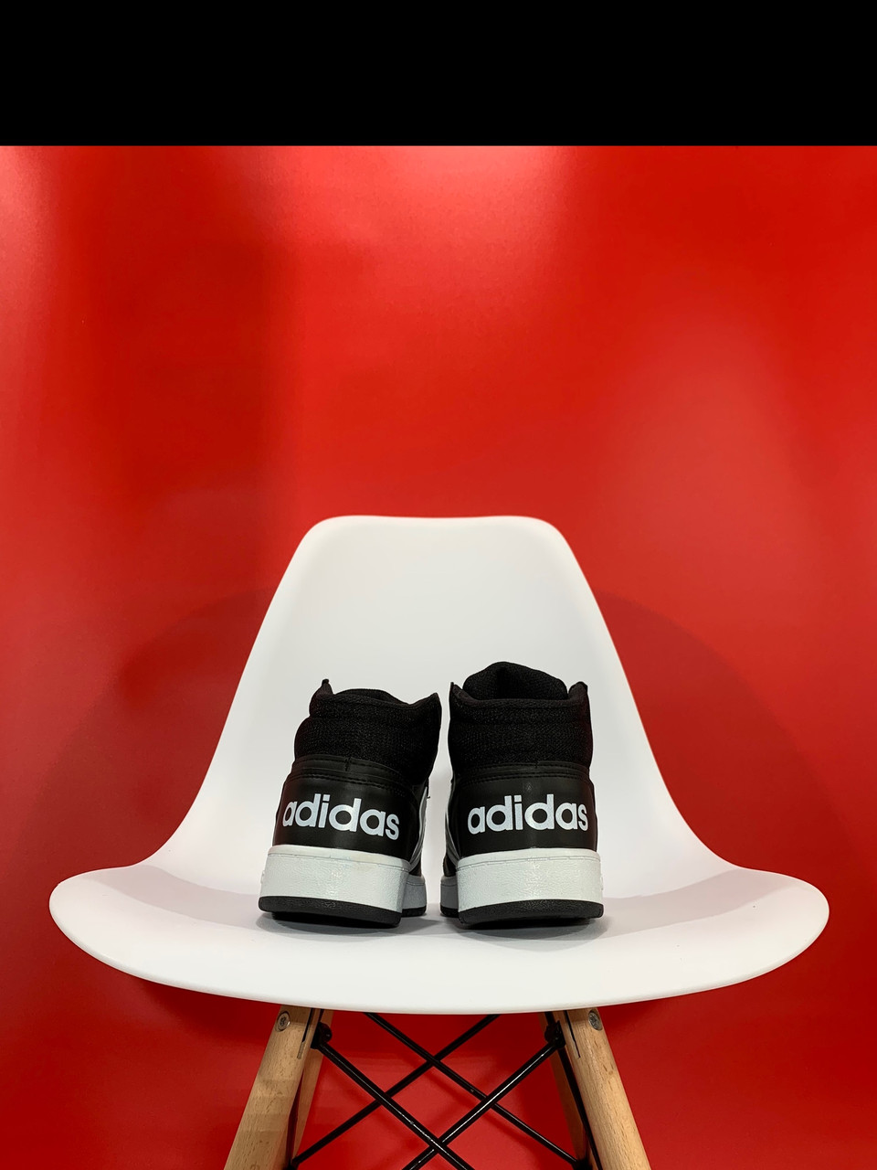 Чоловічі кроссовки Адідас 40-44 Мужские кроссовки Adidas Hoops Mid Black-White - фото 6 - id-p1568531006