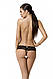 Мереживні стринги з доступом Senia Thong black L/XL - Passion   | Promax, фото 2
