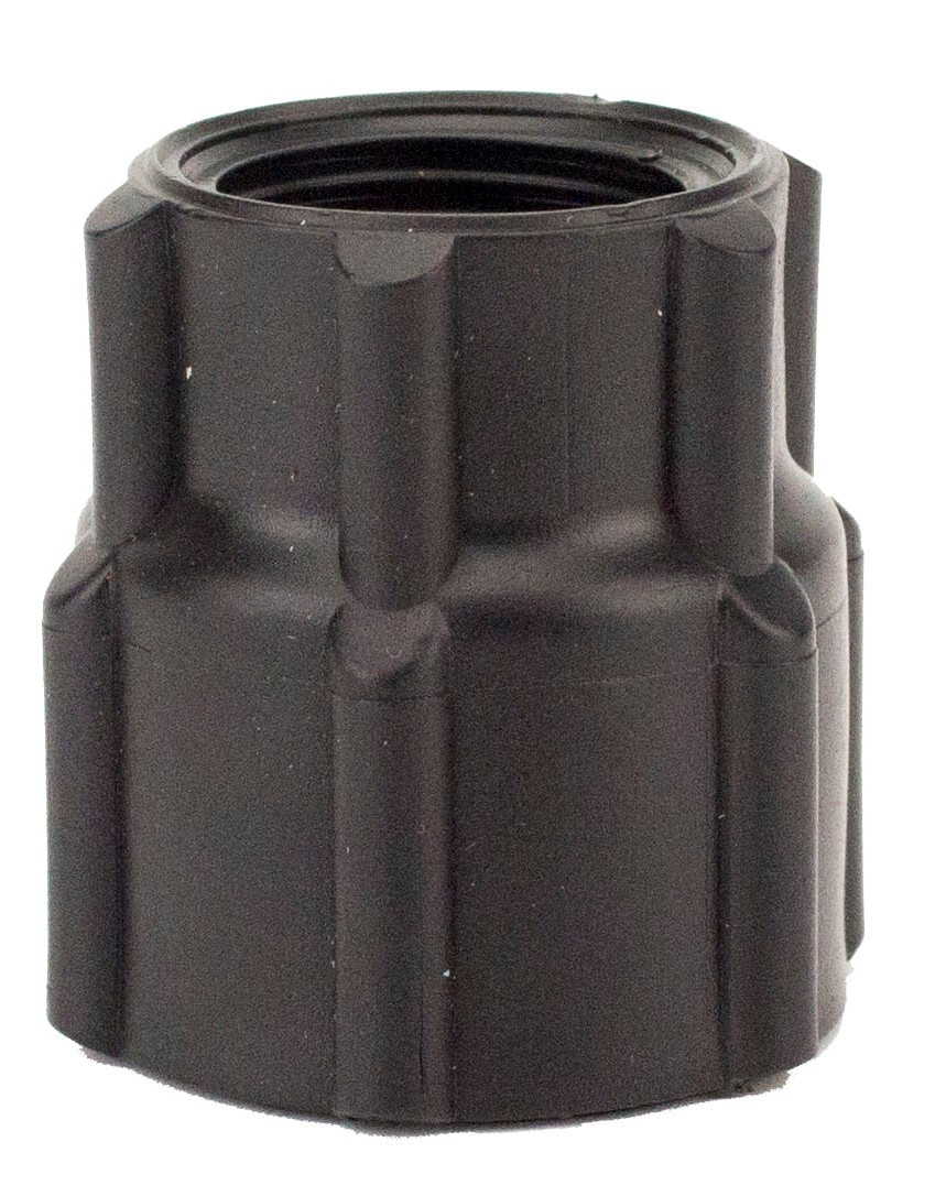 Муфта пластикова з внутрішньою різьбою 3/4" X 1/2", фото 1