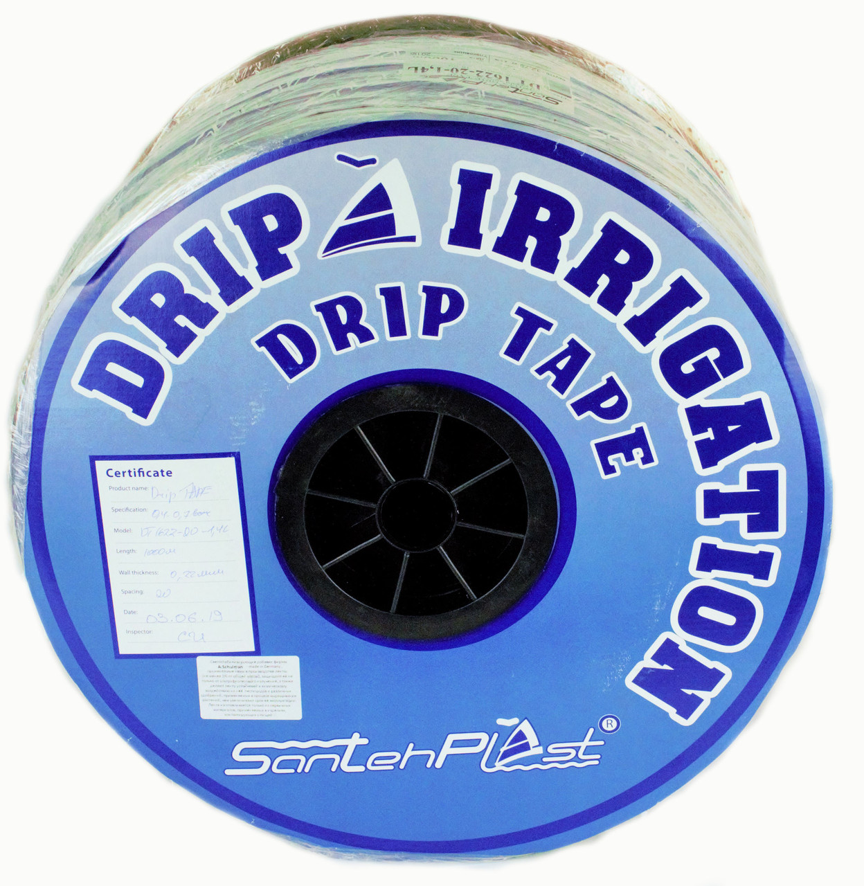 DRIP TAPE ПЛОСКИЙ ЭМИТЕР Santehplast 20см 8,5 mil (1000м) 1.4 л/год