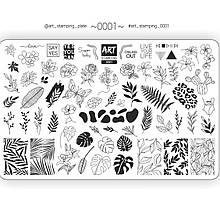 Пластина для стемпінгу "Art" №0001
