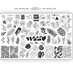 Пластини для стемпінгу ТМ "Art"