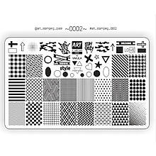 Пластина для стемпінгу "Art" №0002