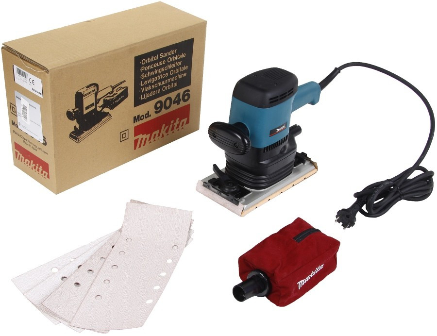 Вібраційна шліфувальна машина Makita 9046 (0.6 кВт, 229 мм)
