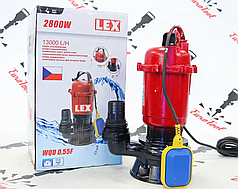Насос дренажно-фекальний з поплавцем LEX LXWDQ50-28 чавун POLAND