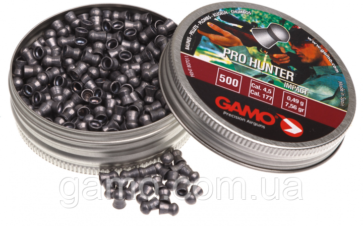 Свинцеві кулі Gamo Pro-Hunter 0.49 р 500 шт