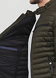 Стьобана куртка Оливкова демісезонна куртка Zen-Zen розмір S, фото 4