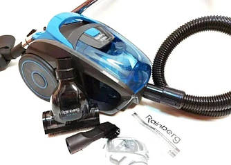 Потужний пилосос 4000 Вт Rainberg Німеччина / Контейнерний пилосос для сухого прибирання,Турбощітка