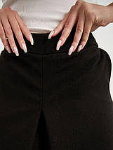 Теплі стильні штани кюлоти преміум класу розміри норма і батал, фото 3