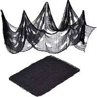 Ткань на хеллоуїн 1 штука 180 на 80 см чорний