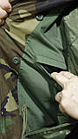 Куртка тактична М-65 Alpha Industries Woodland Camo DPM, фото 5