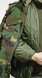 Куртка тактична М-65 Alpha Industries Woodland Camo DPM, фото 4