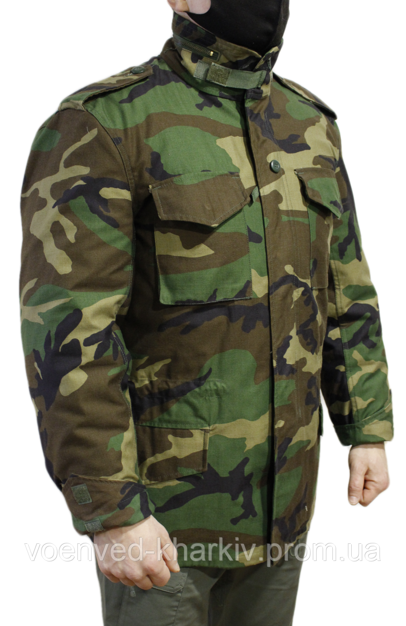 Куртка тактична М-65 Alpha Industries Woodland Camo DPM, фото 1