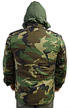 Куртка тактична М-65 Alpha Industries Woodland Camo DPM, фото 2