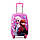 Дитяча валіза на 4 коліщатках Холодне Серце 25 літрів, колір рожевий, фото 2